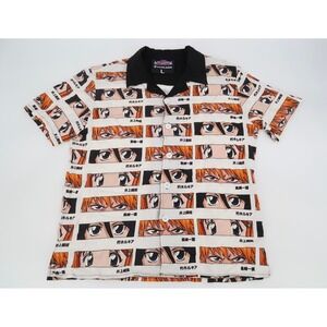 HYPLAND Bleach Anime Button Up Shirt Mens Large Japanese Ichigo Rukia Rare